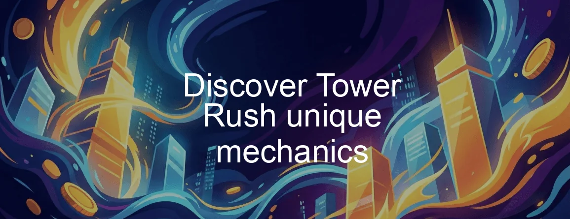 Comment fonctionne la mécanique de Tower Rush Grue oscillant au-dessus d'une tour Tower Rush en construction